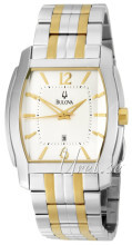 Bulova Bracelet Biały/Stal w odcieniu złota Bulova Bracelet Biały/Stal w odcieniu złota