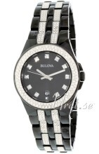 Bulova Crystal Czarny/Stal Ø42 mm Bulova Crystal Czarny/Stal Ø42 mm