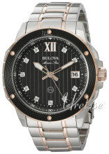 Bulova Marine Star Czarny/Stal w kolorze różowego złota Ø46 mm Bulova Marine Star Czarny/Stal w kolorze różowego złota Ø46 mm