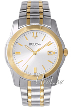 Bulova Dress Srebrny/Stal w odcieniu złota Ø40 mm Bulova Dress Srebrny/Stal w odcieniu złota Ø40 mm