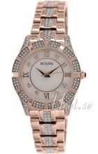 Bulova Biały/Stal w kolorze różowego złota Ø30.5 mm Bulova Biały/Stal w kolorze różowego złota Ø30.5 mm