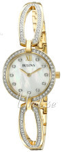 Bulova Crystal Biały/Stal w odcieniu złota Ø26 mm Bulova Crystal Biały/Stal w odcieniu złota Ø26 mm