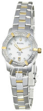 Bulova Biały/Stal w odcieniu złota Ø27 mm Bulova Biały/Stal w odcieniu złota Ø27 mm