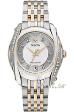 Bulova Precisionist Biały/Stal w kolorze różowego złota Ø32 mm Bulova Precisionist Biały/Stal w kolorze różowego złota Ø32 mm
