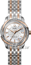 Bulova Precisionist Biały/Stal w kolorze różowego złota Ø32 mm Bulova Precisionist Biały/Stal w kolorze różowego złota Ø32 mm