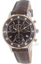 Bulova Diamond Brązowy/Skóra Ø34 mm Bulova Diamond Brązowy/Skóra Ø34 mm