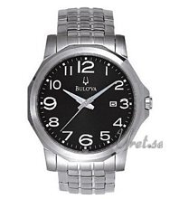Bulova Bracelet Herr Czarny/Stal Bulova Bracelet Herr Czarny/Stal
