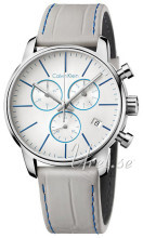 Calvin Klein City Srebrny/Skóra Ø43 mm Calvin Klein City Srebrny/Skóra Ø43 mm
