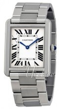 Cartier Tank Solo Large Srebrny/Stal 34.8x27.4 mm Cartier Tank Solo Large Srebrny/Stal 34.8x27.4 mm