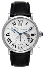 Cartier Rotonde De Cartier Srebrny/Skóra Ø42 mm Cartier Rotonde De Cartier Srebrny/Skóra Ø42 mm