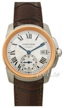 Cartier Calibre De Cartier Srebrny/Skóra Ø38 mm Cartier Calibre De Cartier Srebrny/Skóra Ø38 mm