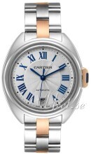 Cartier Calibre De Cartier Srebrny/18 karatowe różowe złoto Ø35 Cartier Calibre De Cartier Srebrny/18 karatowe różowe złoto Ø35