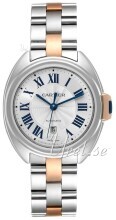 Cartier Calibre De Cartier Srebrny/18 karatowe różowe złoto Ø31 Cartier Calibre De Cartier Srebrny/18 karatowe różowe złoto Ø31