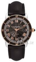 Cartier Ronde Szary/Skóra Ø42 mm Cartier Ronde Szary/Skóra Ø42 mm