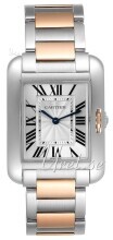Cartier Tank Anglaise Srebrny/18 karatowe różowe złoto Cartier Tank Anglaise Srebrny/18 karatowe różowe złoto