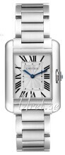 Cartier Tank Anglaise Srebrny/Stal Cartier Tank Anglaise Srebrny/Stal
