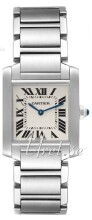 Cartier Tank Francaise Srebrny/Stal Cartier Tank Francaise Srebrny/Stal
