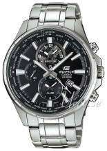 Casio Edifice Czarny/Stal Ø45 mm Casio Edifice Czarny/Stal Ø45 mm