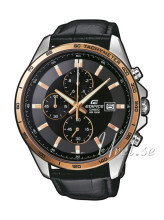 Casio Edifice Czarny/Skóra Ø48.6 mm Casio Edifice Czarny/Skóra Ø48.6 mm