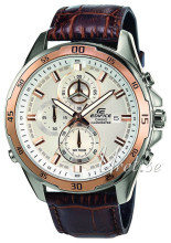 Casio Edifice Biały/Skóra Ø47 mm Casio Edifice Biały/Skóra Ø47 mm