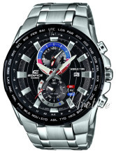 Casio Edifice Czarny/Stal Ø49 mm Casio Edifice Czarny/Stal Ø49 mm