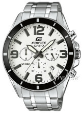 Casio Edifice Biały/Stal Ø47 mm Casio Edifice Biały/Stal Ø47 mm