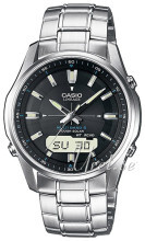 Casio Radio Controlled Czarny/Stal Ø40 mm Casio Radio Controlled Czarny/Stal Ø40 mm