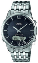 Casio Radio Controlled Czarny/Stal Ø40 mm Casio Radio Controlled Czarny/Stal Ø40 mm
