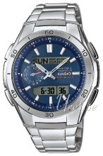 Casio Radio Controlled Niebieski/Stal Ø48 mm Casio Radio Controlled Niebieski/Stal Ø48 mm