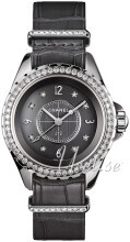 Chanel J12 Szary/Skóra Ø33 mm Chanel J12 Szary/Skóra Ø33 mm