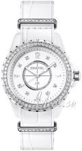 Chanel J12 Biały/Skóra Ø33 mm Chanel J12 Biały/Skóra Ø33 mm