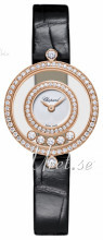 Chopard Happy Diamonds Icons Biały/Skóra Ø25 mm Chopard Happy Diamonds Icons Biały/Skóra Ø25 mm