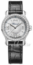Chopard Happy Sport 30 MM Automatic Srebrny/Skóra Ø30 mm Chopard Happy Sport 30 MM Automatic Srebrny/Skóra Ø30 mm