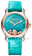 Chopard Happy Fish 36 MM Automatic Niebieski/Skóra Ø36 mm Chopard Happy Fish 36 MM Automatic Niebieski/Skóra Ø36 mm