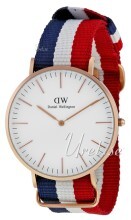 Daniel Wellington Classic Kremowy/Tkanina Ø40 mm Daniel Wellington Classic Kremowy/Tkanina Ø40 mm