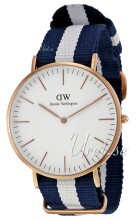 Daniel Wellington Classic Kremowy/Tkanina Ø40 mm Daniel Wellington Classic Kremowy/Tkanina Ø40 mm