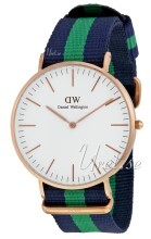 Daniel Wellington Classic Kremowy/Tkanina Ø40 mm Daniel Wellington Classic Kremowy/Tkanina Ø40 mm