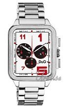 Dolce & Gabbana D&G Biały/Stal 37x34 mm Dolce & Gabbana D&G Biały/Stal 37x34 mm