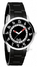 Dolce & Gabbana D&G Aspen Czarny/Guma Ø42 mm Dolce & Gabbana D&G Aspen Czarny/Guma Ø42 mm