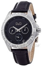 Dolce & Gabbana D&G Chamonix Czarny/Skóra Ø40 mm Dolce & Gabbana D&G Chamonix Czarny/Skóra Ø40 mm