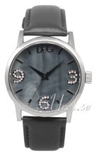 Dolce & Gabbana D&G Pose Srebrny/Skóra Ø40 mm Dolce & Gabbana D&G Pose Srebrny/Skóra Ø40 mm