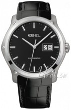 Ebel Classic Hexagon Czarny/Skóra Ø41 mm Ebel Classic Hexagon Czarny/Skóra Ø41 mm