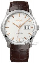 Ebel Classic Hexagon Srebrny/Skóra Ø41 mm Ebel Classic Hexagon Srebrny/Skóra Ø41 mm
