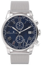 Executive Double Breasted Niebieski/Stal Ø42 mm Executive Double Breasted Niebieski/Stal Ø42 mm