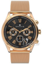 Executive Blazer Czarny/Stal w kolorze różowego złota Ø42 mm Executive Blazer Czarny/Stal w kolorze różowego złota Ø42 mm