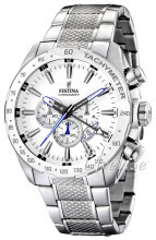 Festina Biały/Stal Ø46 mm Festina Biały/Stal Ø46 mm