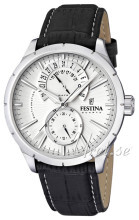 Festina Srebrny/Skóra Ø46 mm Festina Srebrny/Skóra Ø46 mm