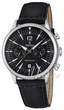 Festina Czarny/Skóra Ø42 mm Festina Czarny/Skóra Ø42 mm