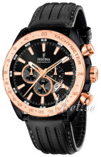 Festina Czarny/Skóra Ø44 mm Festina Czarny/Skóra Ø44 mm