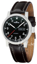 Fortis Spacematic Czarny/Skóra Ø40 mm Fortis Spacematic Czarny/Skóra Ø40 mm